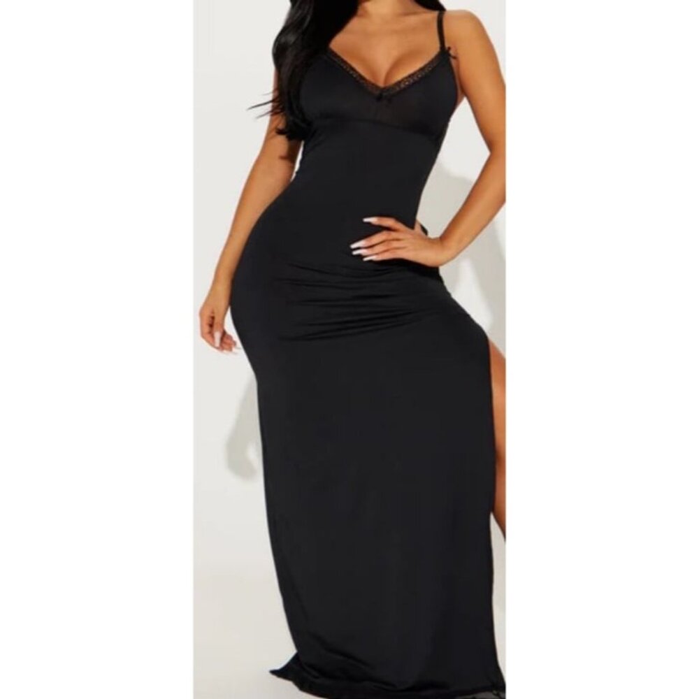 FASHION NOVA PAJAMA SLEEP DRESS SZ LARGE